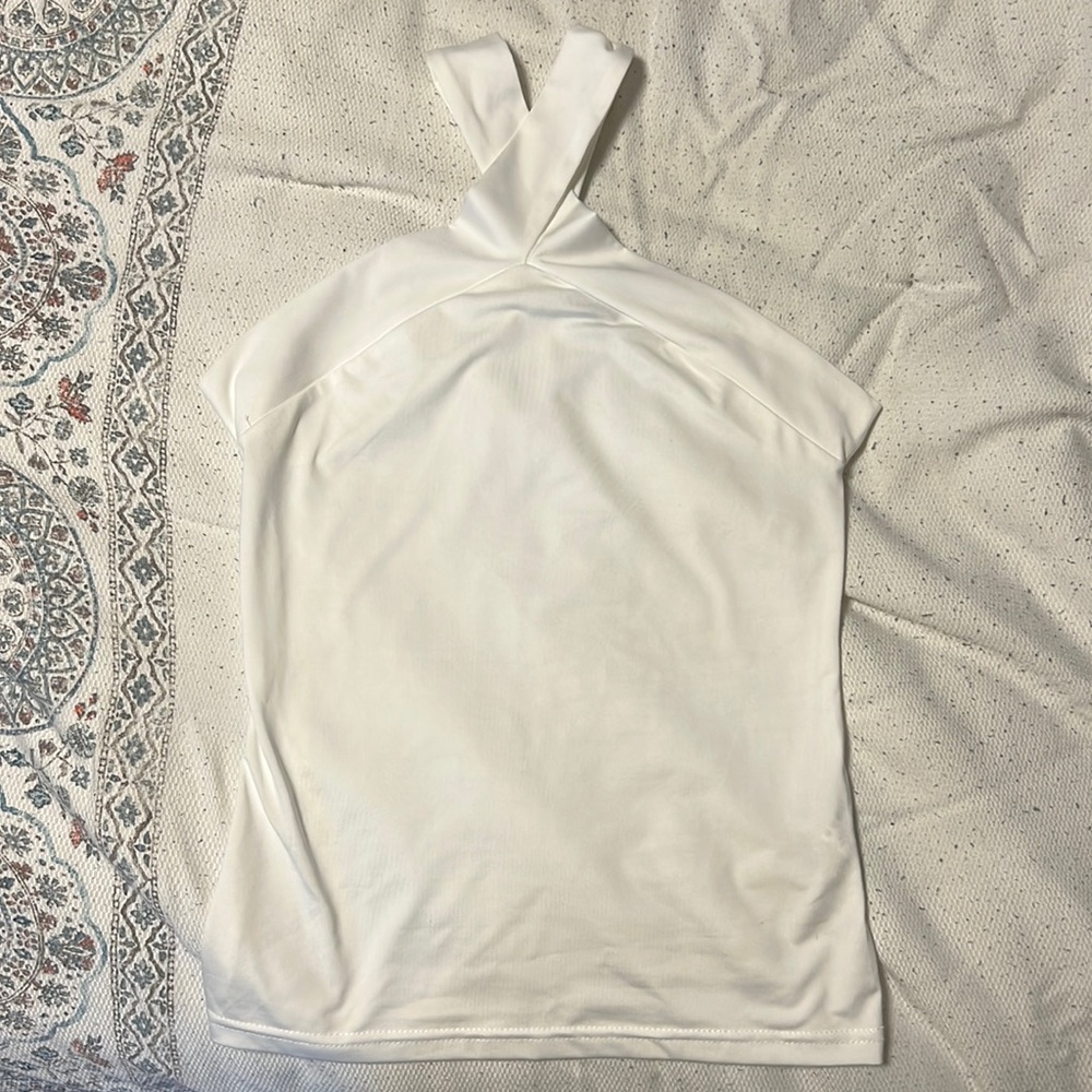 NWOT White Halter Top